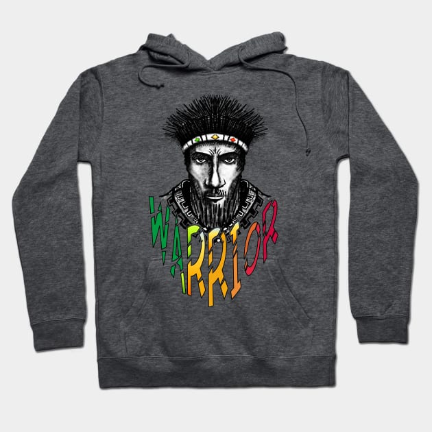 Afro warrior Hoodie by Alazar4